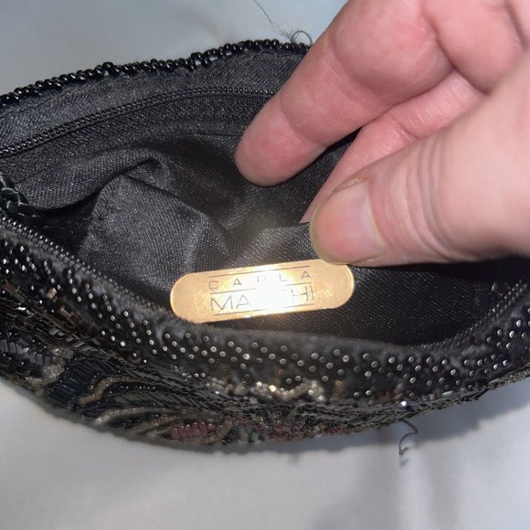 Collection of 7 Small Beaded Purses Fancy Formal Cocktail Wedding Prom - Picture 11 of 15